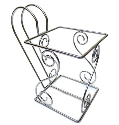 Cara's Casa Half Gallon Juice or Milk Carton Holder - Elegant, Easy Grip Holder Makes Pouring Trouble-Free. Sturdy Metal Construction. Nice for Home Kitchen Gifts and Housewarming Gift Ideas.
