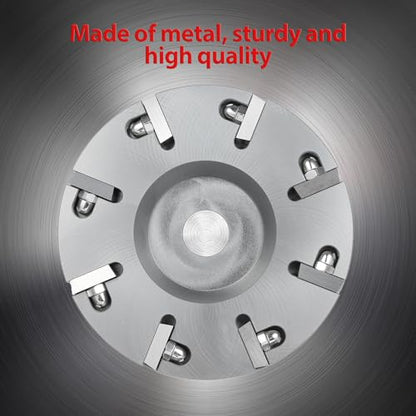 8 Blades Livestock Hoof Trimming Grinding Wheel Sheep Cattles Horses Cow Trimming Plate Wood Carving Disc Aluminum Alloy Electric Angle Grinder Attachments Tool