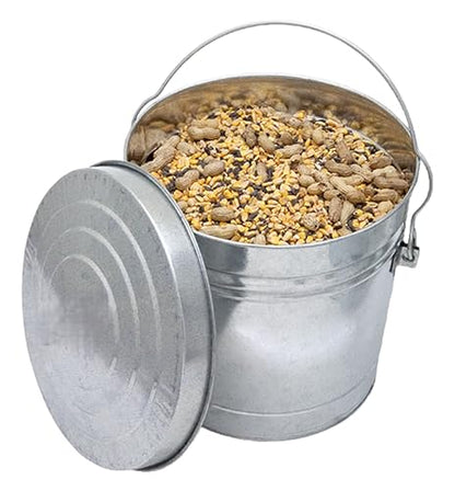 Behrens 6 Gallon Embossed Locking Lid Feed & Seed Can (2 pack) - size: 2 Cans
