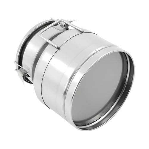 1 mm Thickened Stainless Steel Milk Can Large Liquid Container Storage,Stainless Steel Milk Bucket With Sealing Lid and Carry Handle,for Wine, Oil Storage Transport (20L/5.25 Gal) - size: 20L/5.25 Gal