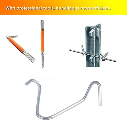 TPWC50 T-Post Wire Clips - size: A070-50pcs new