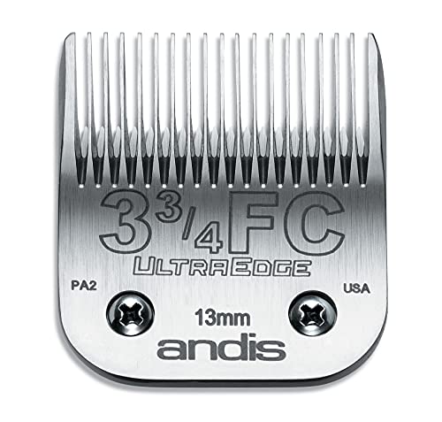 Andis 64135 UltraEdge Detachable Blade, Size 3-3/4FC, 1/2in Cut, Chrome