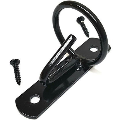 Wall Mount Bucket Hook-Bucket-Hanger (Black) - Barn/Stable Water Bucket Hook/Hanger - Equestrian Bucket Hook