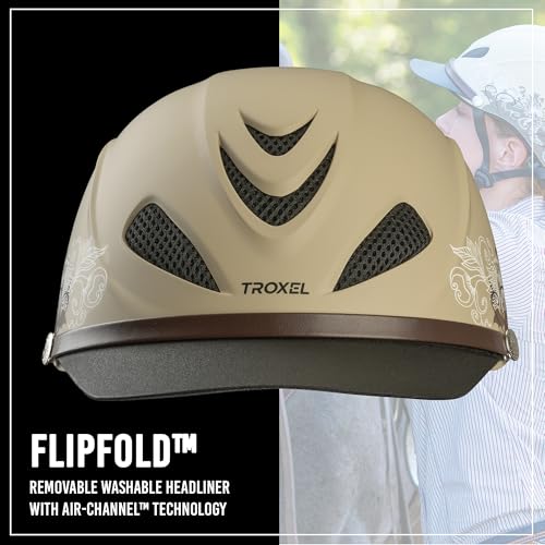 Troxel Troxel Dakota Horseback Riding Helmet - color: Traildust, size: Small