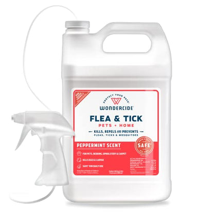 Wondercide - Flea Tick & Mosquito Spray for Pets & Home - Peppermint 128 oz - color: Peppermint, size: 128 OZ