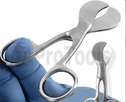Umbilical Cord Scissors 4" (USA Pattern) For Veterinary Instruments