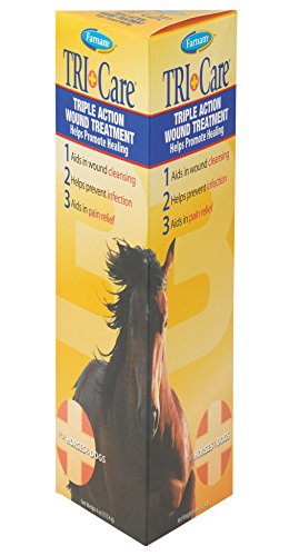 Farnam Triple Action Wound Treatment | for Horses, Ponies and Dogs | 4 oz - size: 1