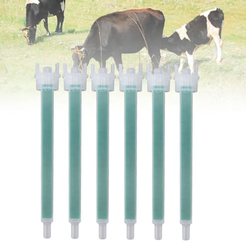 10 Piece Cattle Hoof Repair Kit with Compact Epoxies Mixer, Import Quality Hoof Adhesive and Specialized Epoxies Application Tools for Dairy Cow Hoof Maintenance