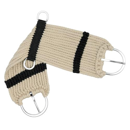 Weaver Leather Rayon 17 Strand Cinch, 34-Inch, Tan/Black