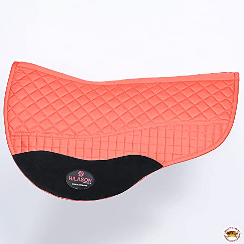 HILASON Western All Purpose Horse English Saddle Pad | All-Purpose - color: Orange