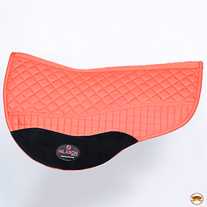 HILASON Western All Purpose Horse English Saddle Pad | All-Purpose - color: Orange