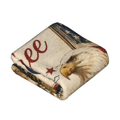 American Eagle Throw Blanket Gift 50"x60" - color: American Eagle 2, size: 50''x60''