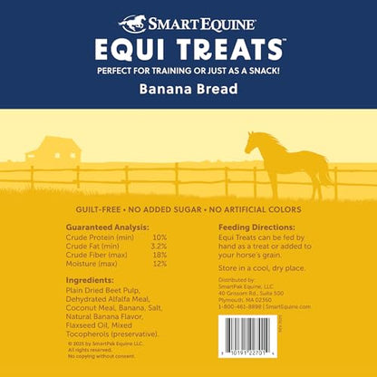 SmartEquine Equi Treats Banana Bread Flavor, 4 lb Bag