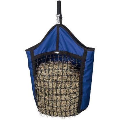 Tough 1 Nylon Hay Tote with Net Front - color: Royal Blue