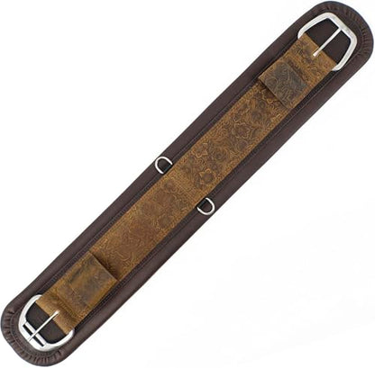 Jeereal Western Horse Cinch,Premium Full-Grain Leather Girths for Horse,Durable Equestrian Equipment - size: 30"