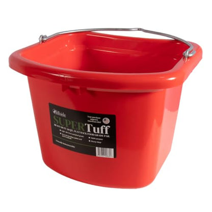 SuperTuff Heavy Duty 20 Qt Flat Back Food Grade Pail-Made in USA