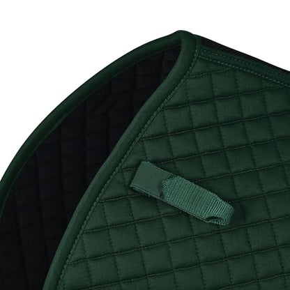 WeatherBeeta Prime Air-Tec Jump Shaped Saddle Pad - color: Forest Green, size: Large