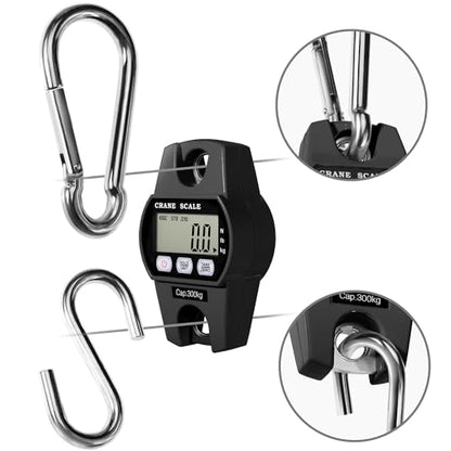 GRAM PRES Digital Hanging Crane Scale 660LB/300KG - color: Black