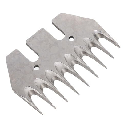 Sheep Shears Replacement Blades, Professional Stainless Steel Precise Teeth Design for Efficient Shearing, with Easy Installation, for Sheep Thick Coated Animal Hair Grooming (9 Teeth)