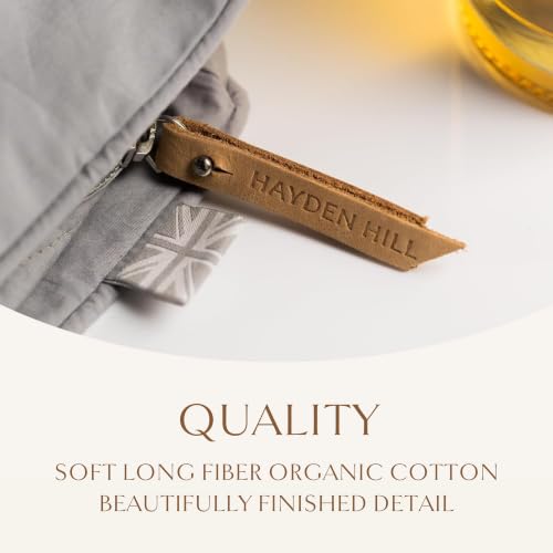 Hayden Hill Luxury Organic Cotton Sweater Storage Bag For Cashmere 15 Inch - color: Light Gray