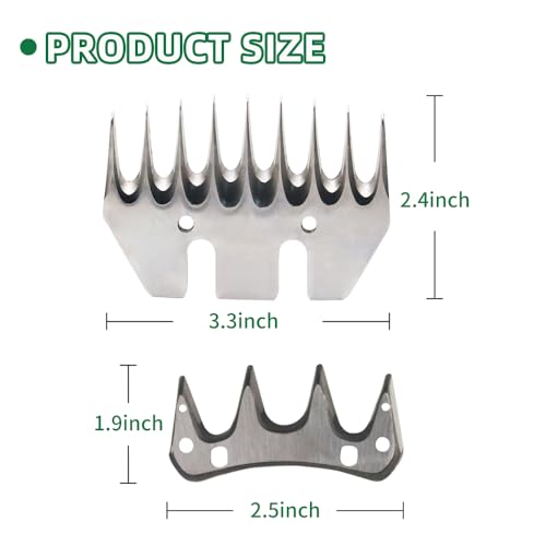 Sheep Grooming Clippers Replacement Blade Detachable Animal Trimmer Shears for Sheep Alpacas Goats