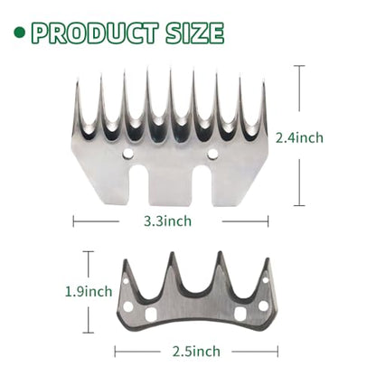 Sheep Grooming Clippers Replacement Blade Detachable Animal Trimmer Shears for Sheep Alpacas Goats