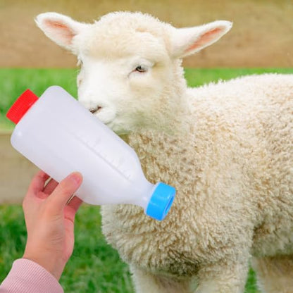 Toddmomy Calf Feeding Bottle Lamb Milk Feeder Nursing Bottle for Goat Sheep and Small Animals Farm Animal Milk Feeder 9.05 X 4.92 X 3.14 in 1 Pack
