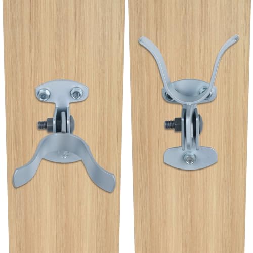 WellMade 1-3/8 Inch Heavy Duty Gate Latch, Wall Mount Fork Latch with Padlock Hole - Chain Link Fence Latch Hardware for Wooden Gates, Dog Kennels & Outdoor Fencing (2 Pack) - size: 2 Pack