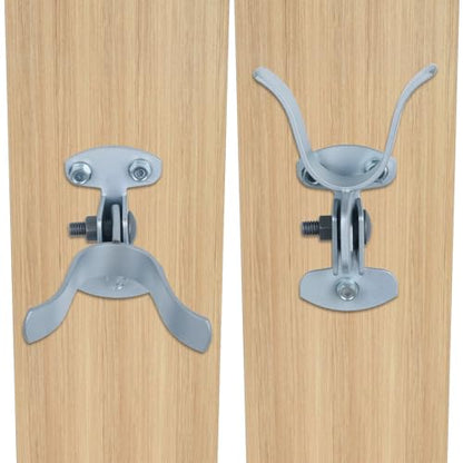 WellMade 1-3/8 Inch Heavy Duty Gate Latch, Wall Mount Fork Latch with Padlock Hole - Chain Link Fence Latch Hardware for Wooden Gates, Dog Kennels & Outdoor Fencing (2 Pack) - size: 2 Pack