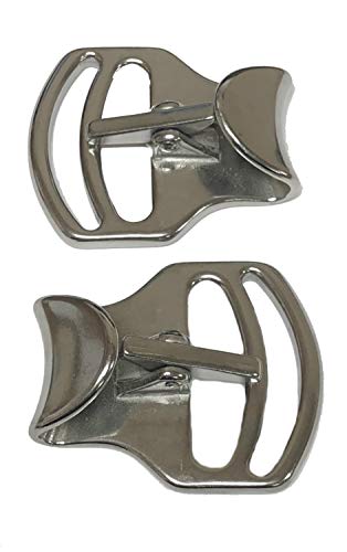 Outfitters Supply 2 Pack of Two Inch Tackaberry Buckles, Heavy Duty Solid Stainless Steel, Won't Rust, Makes Cinching A Breeze