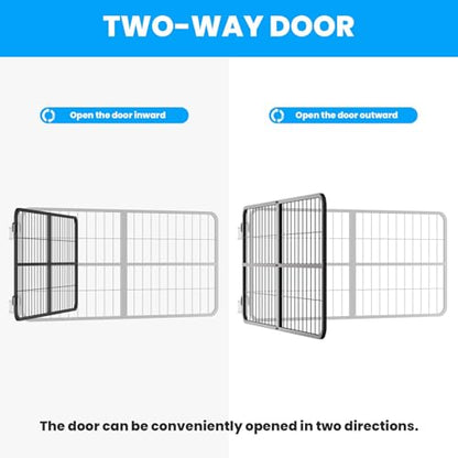 48" W×24" H Stall Guards for Horses, Horse Stall Gates, Heavy Duty Steel Yoke Design Fits Standard Barn Doorways