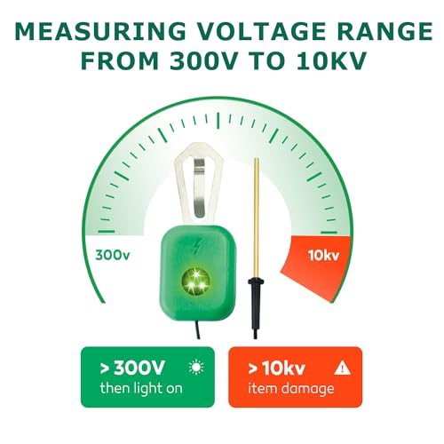 Pulse Flash Electric Fence Tester with LED Indicator, 2 PCS - style: 2 Pack