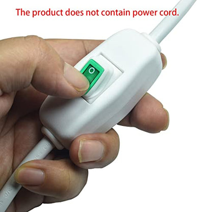 Outdoor Waterproof Rocker Switch, White, Green Indicator, 6A 250VAC | Waterproof IP65, 6A-15A Large Current, 250V 125VAC, T85 Rated - color: 2PCS Green led