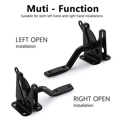 HOME MASTER HARDWARE Self Locking Gate Latch for Fence, 1 Pack, Black