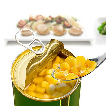 AOOSY Small Slotted Spoons,Modern Stylish Thick Heavy-weight Short handle Stainless Steel 10 Holes Durable Caviar Spoon for Soup Cereals Dips Curry Sauces Stews, Set of 2