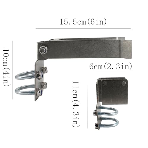 Chain Link Residential Strong Arm Double Gate Latch,Use This Double Gate Latch Where 2 Gates Swing Together.The Minimum Distance Between Doors is 2 ",Chain Latch for 1-1/4" Gate Frames Pipe Sizes.