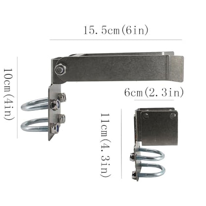 Chain Link Residential Strong Arm Double Gate Latch,Use This Double Gate Latch Where 2 Gates Swing Together.The Minimum Distance Between Doors is 2 ",Chain Latch for 1-1/4" Gate Frames Pipe Sizes.