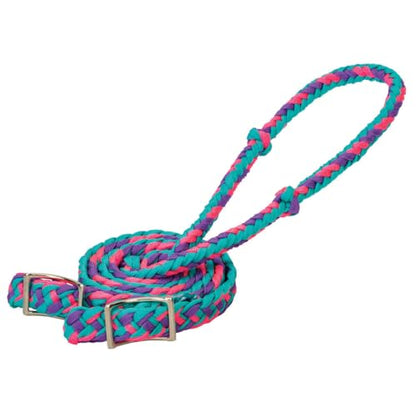 Weaver Leather Braided Nylon Barrel Rein, Black, 1/2 X 8