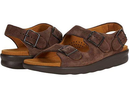 SAS Women's Relaxed Heel Strap Sandal | Comfort Sandals - color: Teddy, size: 7 Narrow