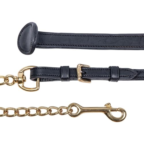Billy Royal Flat Leather Show Lead | Unrivaled Durability & Comfort | Ideal for Equestrian Enthusiasts | Extra-Long with Hand Stop