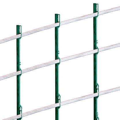Happybuy Electric Fence Tape, 1640Ft 500M Polytape Fencing Hot Wire, 3/4" Width 6 Stainless Steel Strands for Reliable Conductivity, UV & Rust Resistance, Portable Polywire for Horse Cattle Livestock