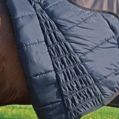 Country Pride Extreme Vortex High Neck Heavyweight Turnout Blanket, 1680D Ripstop Nylon with Dupont Teflon, 300g Insulation, Waterproof Breathable, Extended Shoulder Gusset, Adjustable Straps (76) - size: 76