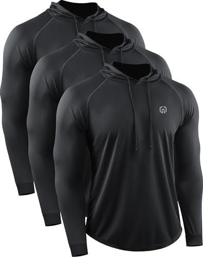 NELEUS Men's Soft T-Shirt - color: 5147 Black/Black/Black,3 Pack, size: Medium