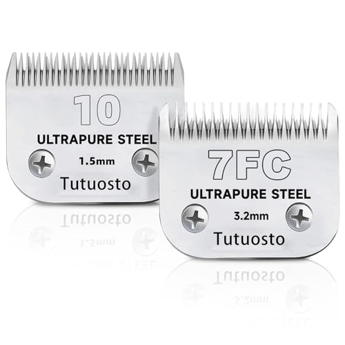 10#&7FC Clipper Blade Compatible with Andis,Wahl and Oster Dog Clippers - color: 10#&7FC