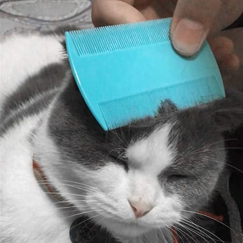 Flea Comb for Cats, 4 Pcs Lice for Dogs, Double Sided Cat for Short Hair of Pets or Humans