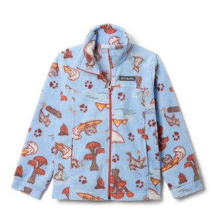 Columbia Youth Boys Zing III Fleece - color: Ripple Blue Trail Tails, size: X-Large