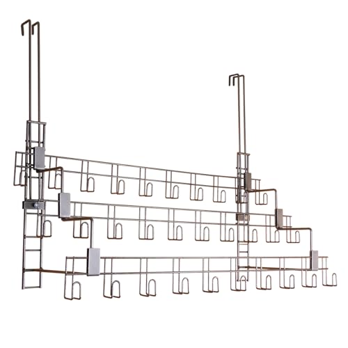 EASY-UP Schneiders Pro Portable Tiered Bridle and Tack Racks | Multi-Tier Horse Tack Storage for Barn and Shows | Durable Rust-Resistant Steel with Flexible Mounting - style: 30 Hook