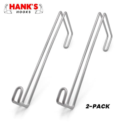 Over The Wall Heavy Duty Concrete Cinder Cement Block Wall Outdoor No Drill Fence Hooks Hangers - Extra Long Large Rafter Ladder Pool Equipment Pole Hangers for Planters Hoses Horse Tack Organization - size: 6" Wide Wall Hooks