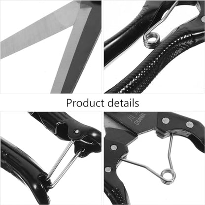 Manual Sheep Shears 13.78 Inch Carbon Steel Animal Hair Clippers with Ergonomic Handle for Efficient Sheep Goat Cow Grooming and Farm Use