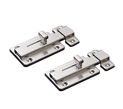 Stainless Steel Door Latch Sliding Lock Barrel Bolt (3-1/2") - style: 3-1/2"
